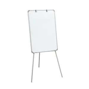 Leve escritório placa branca flip gráfico easel superfície magnética ajustável quadro branco com suporte tripé