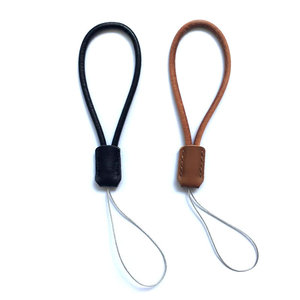 Keychain Leather Short Hand Strap Anti-Lost Lanyard for Mini Speaker MP3 USB Keys Mobile Phone and Other Devices