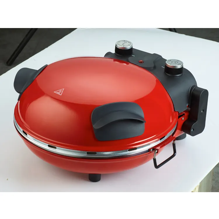 Electric Pizza Oven Cooking in 5 minutes,timer,ceramic plate