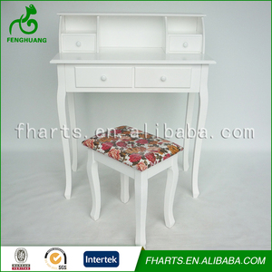 Bianco Stand In Legno Vecchio Stile contemporaneo Comò - Product Image 5