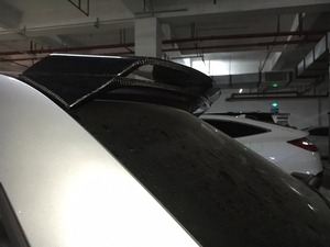 R18 Style Arrière En Fiber De Carbone Fenêtre Spoiler pour <span class=keywords><strong>Audi</strong></span> <span class=keywords><strong>A1</strong></span> X8 10-16 - Product Image 4