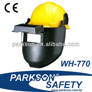 Casque de sécurité PARKSON WH-770 type T avec écran facial noir non rainuré, suspension à 4 points - Product Image 1