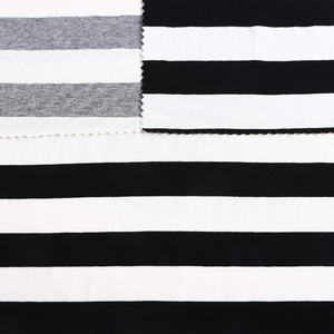 Vente chaude fils teints en <span class=keywords><strong>noir</strong></span> <span class=keywords><strong>et</strong></span> <span class=keywords><strong>blanc</strong></span> bande viscose rayonne pas cher en gros tissu - Product Image 6