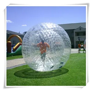 High transparency great quality giant zorb ball inflatable bumper tpu