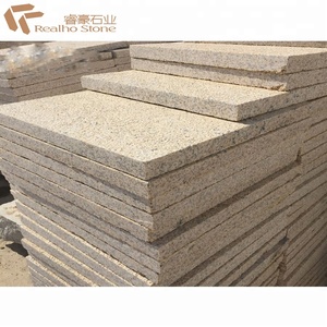 Carreaux de sol extérieur en granit Beige naturel, 20 pièces, pas cher, couleur jaune