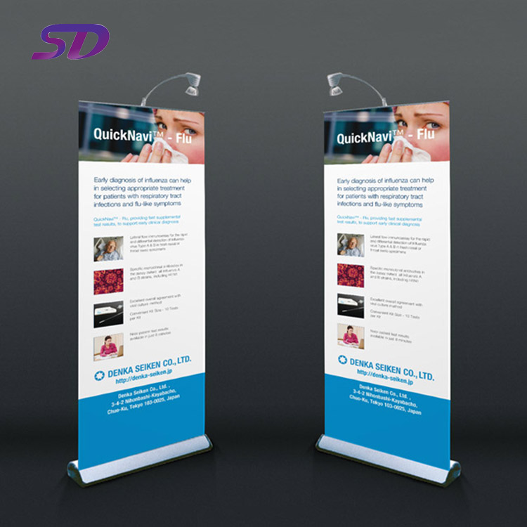 Выдвижной стенд-Баннер размером на заказ с рисунком