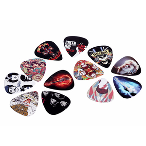 Médiators de guitare à couleur populaire, logo personnalisé, accessoires musicaux, plectre, vente en gros, - Product Image 5