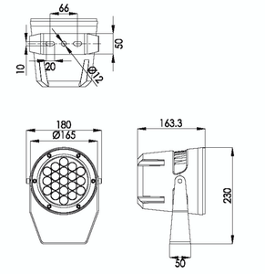 30 Wát Hẹp Chùm Góc Die Cast Nhôm Nhà Ở Ấm Trắng <span class=keywords><strong>LED</strong></span> Đèn Pha Với CE/ Rohs Được Liệt Kê Kiến Trúc Chiếu Sáng Trang Trí - Product Image 6