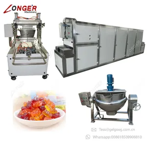 Dây Chuyền Sản Xuất Kẹo Công Nghiệp 50 Kg/giờ Mô Hình Nhỏ Jelly Candy Machine