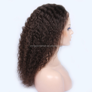 <span class=keywords><strong>Alibaba</strong></span> Express, superventas, pelo natural alineado con cutícula, cabello virgen ondulado español, cabello humano malayo, peluca completa de encaje - Product Image 1