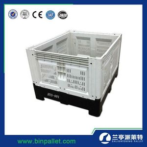 1200*1000*810 ağır haddeleme katlanabilir konteyner depolama paleti toplu kasalar plastik - Product Image 6