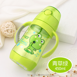 450ml Enfants paille bouteille d'eau SANS BPA enfants gobelet avec poignée - Product Image 3