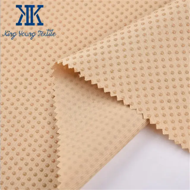 anti-slip silicone dots fabric / silicone rubber coated fabric / fabric with silicone dots