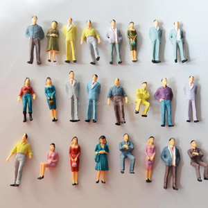 200 mô hình vẽ người xây dựng tàu hỏa quy mô 1:50 đào tạo hành khách nhân vật scalea phong cảnh - Product Image 3