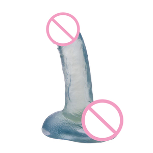 Dildo besar jeli realistis <span class=keywords><strong>Penis</strong></span> dengan cangkir hisap kuat mainan seks untuk wanita Masturbator produk seks dewasa - Product Image 4
