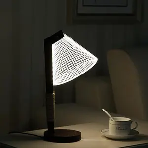 Lampe de Table LED 3D à Vision stéréo pour chambre à coucher