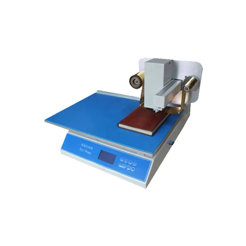 flatbed digital aluminium hot gold foil stamping printer automatic printing machine