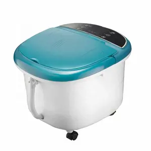 Body Care Ozone Shiatsu Blood Circulation Deep Plastic Heated Bath Foot Spa Massager Machine
