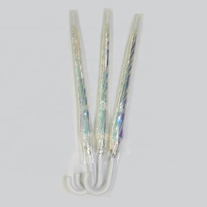 Rinstoppers מטרייה צלולה עם ידית וו