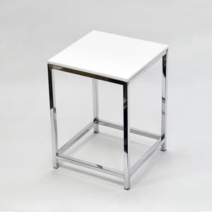 ที่เรียบง่ายรอบรูปร่างอะคริลิลวดห้องน้ำเดี่ยวอุจจาระ - Product Image 3