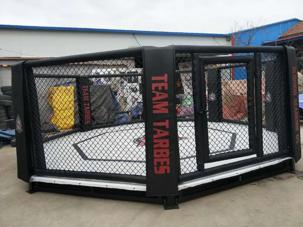 ONEMAX Mma Cage Mma, Kandang Kain Oktagon Lantai 22X22 Mma Awet Kualitas Terbaik