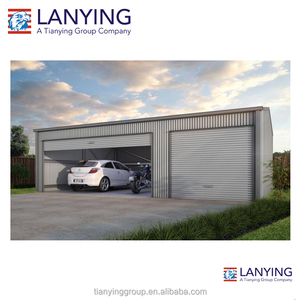 Cina A Buon Mercato Acciaio Prefabbricata Disegni Portatili Costruzione Auto Garage - Product Image 2