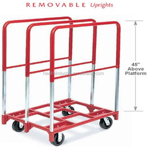 Chariot de rangement pour meubles mobiles, 4 roues, <span class=keywords><strong>style</strong></span> <span class=keywords><strong>Chicago</strong></span>, <span class=keywords><strong>dolly</strong></span> avec capuchons en caoutchouc robustes et roulettes pivotants en TPR, nouveau - Product Image 3