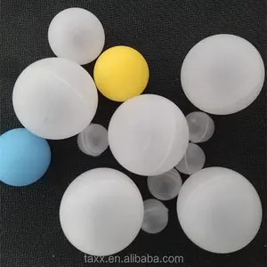 Bola de plástico hueca para cosméticos, 10mm, 25mm, 25,4mm