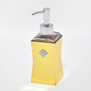 แก้วน้ำพลาสติกสีทองดีไซน์หรูหราสำหรับห้องน้ำ - Product Image 2