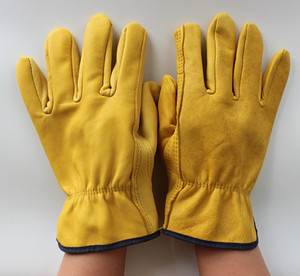 GUANTES DE <span class=keywords><strong>BADANA</strong></span> AMARILLO SUNCEND - Product Image 3