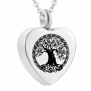Collier pendentif en forme de cœur de la famille, bijoux de crème, arbre de vie, souvenir de pâques pour papa, sœur, grand-mère, femme, fille maman - Product Image 1