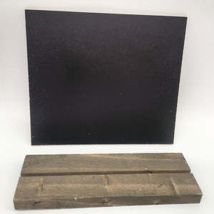 ป้ายกระดานดำขนาดเล็กที่ทำจากไม้พร้อมฐาน - Product Image 5