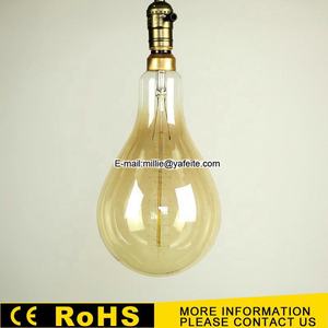 Grande taille PS52 Edison <span class=keywords><strong>ampoule</strong></span> 220V <span class=keywords><strong>E27</strong></span> <span class=keywords><strong>40W</strong></span> 60W 100W Vintage tungstène décoratif Edison lampe - Product Image 2