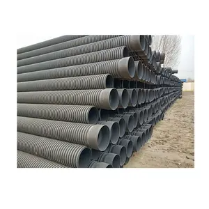 18 inch plastic culvert pipe hdpe double wall corrugated pipe dwc 24inch drain pipe