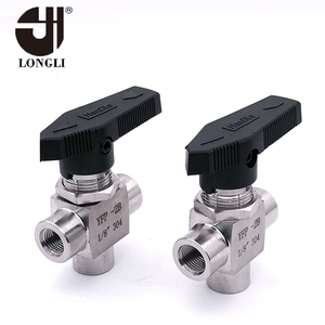 Van khí nén thép không gỉ cao áp 3 chiều YFP-2B 1/4, kích thước đa dạng - Product Image 2