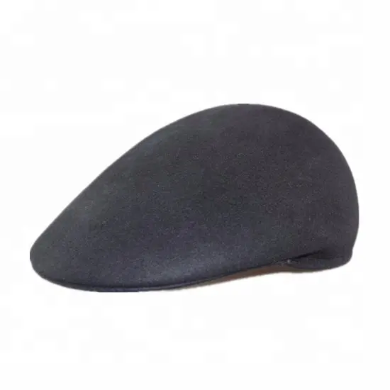 Custom Unisex Wool Felt Beret Newsboy Hat Classic Ivy Cap for Spring Autumn Winter