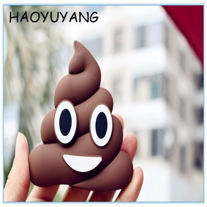 Chistes Imagen Powerbanks Banco de la Energía 2600 mah Barato Unicornio de Dibujos Animados Lindo Emoji Emoji Caca - Product Image 1