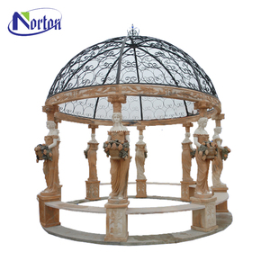 Gran Escultura de Lujo para Jardín Exterior, Estatua de Dama Tallada a Mano en Piedra Natural, Adorno de <span class=keywords><strong>Pilar</strong></span> para Gazebo con Techo Metálico - Product Image 5