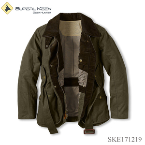 Vêtements de chasse OEM vente en gros veste de terrain pour femmes veste de chasse en coton <span class=keywords><strong>ciré</strong></span> - Product Image 2