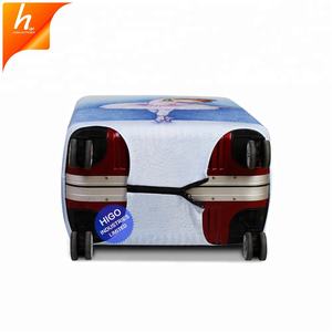 زهر الكرز طباعة متوسطة حقيبة واقية المضادة للخدش غطاء الأمتعة مع إغلاق السوستة - Product Image 4