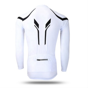 Personalizzato il tuo Logo abbigliamento da bici Jersey da ciclismo T-shritits a manica lunga abbigliamento da bicicletta con pettorina lunga da ciclismo - Product Image 6
