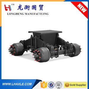 33 T 39 T 48 T <span class=keywords><strong>Eje</strong></span> Tándem Remolque Suspensión Mechancial - Product Image 5