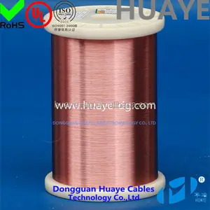 Calidad del Hight de cobre trenzado de alambre magneto Formvar Pesada Esmalte de alambre 42 AWG Alambre Magneto