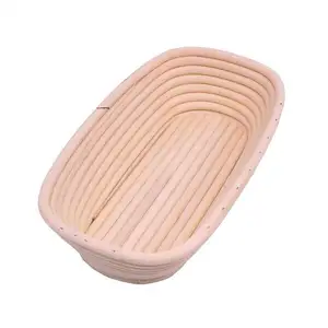 Cheap wholesale food safety banetton bread proofing basket for home party