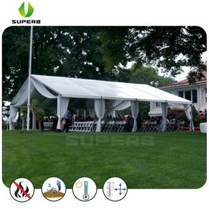 Tende per Matrimoni in Offerta Speciale per 100 Persone <span class=keywords><strong>con</strong></span> Tessuto in PVC, Telaio in Alluminio, Rivestimenti Plissettati, Lampadario, Resistenza ai Raggi UV e Impermeabili - Product Image 2