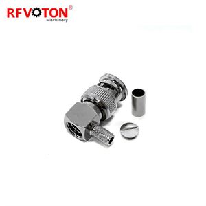 90 градусов BNC штекер прямой угол локтя для RG58 LMR195 кабель RF разъем - Product Image 5