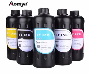 AOMYA LED Ink สำหรับ Epson DX5/DX7สำหรับวัสดุที่ยืดหยุ่นได้