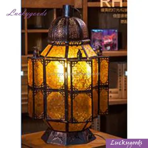 XK055 High Quality Antique Hanging Brass <strong>Moroccan</strong> <strong>Lantern</strong> Wholesale - Product Image 2