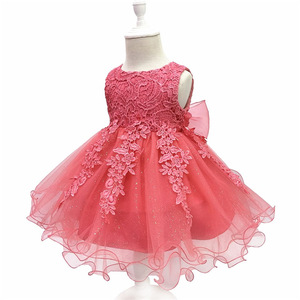 Váy Cưới Thiết Kế Áo Dài Bên Váy Bé Gái Dresses Trẻ Em Buổi Tối Ren Ít Quần Áo Với Kích Thước Khác Nhau - Product Image 6