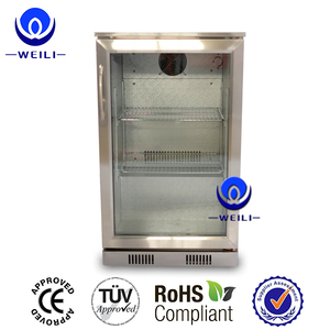 Vente en gros vitrine commerciale en acier inoxydable affichage bière réfrigérateur 118L porte en verre boissons réfrigérateur red bull - Product Image 5